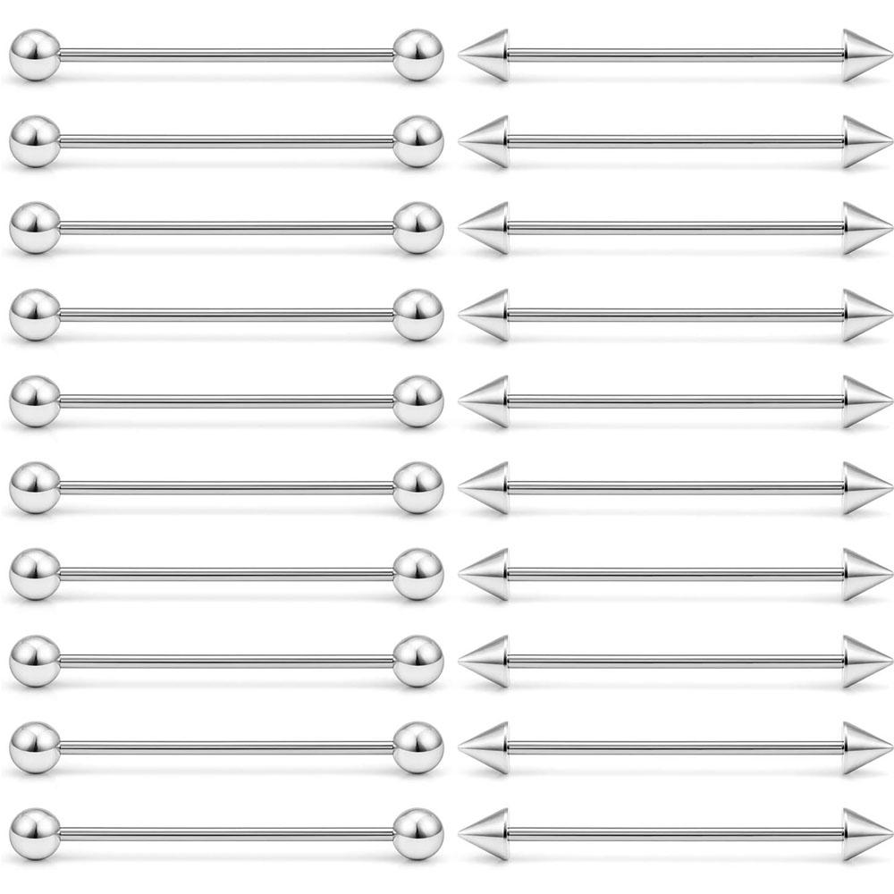 Body Jewelry Surgical Steel - 1/20 Stuks Set Chirurgisch Staal Industriële