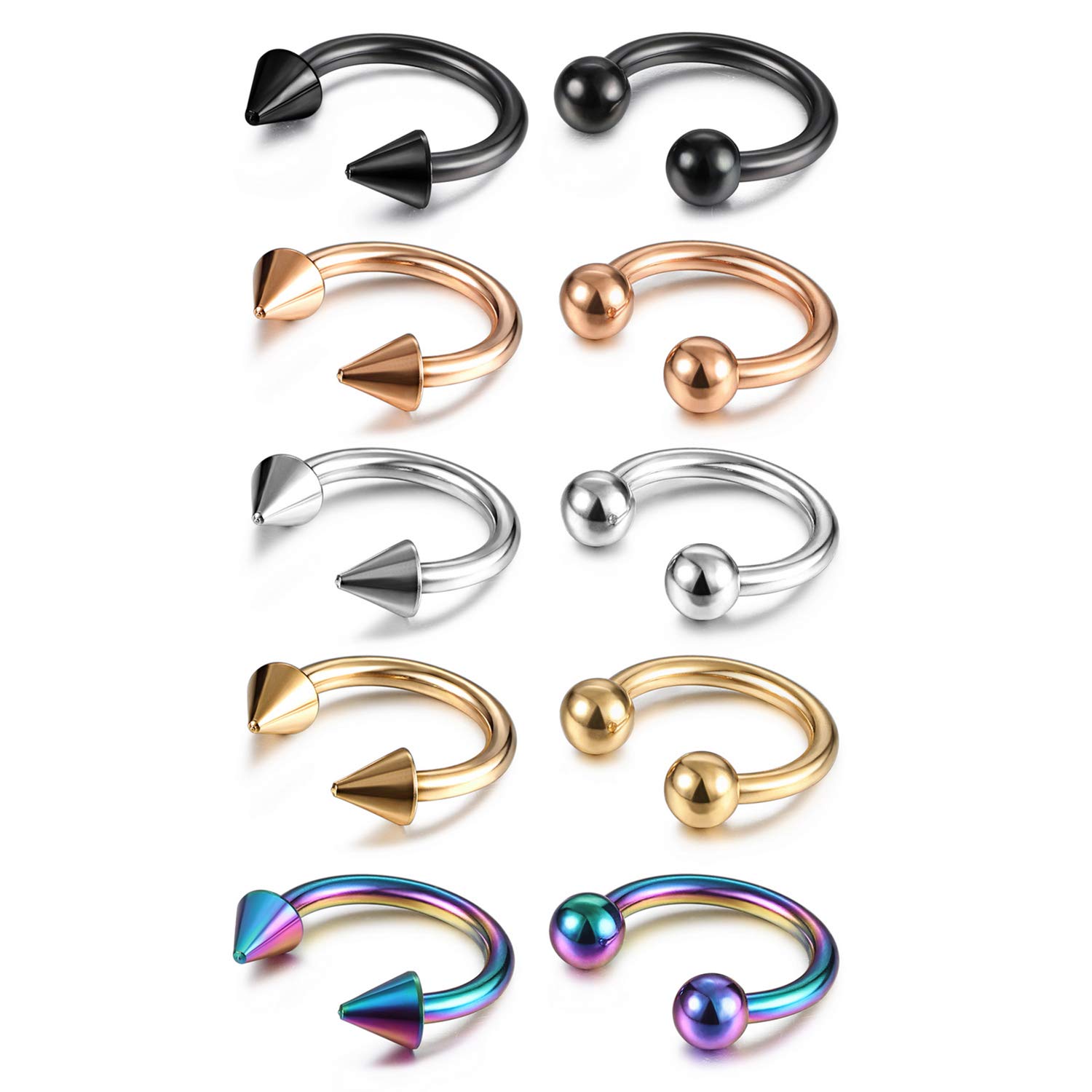 Body Jewelry Surgical Steel - 14G 16G Septum Sieraden Chirurgisch Staal