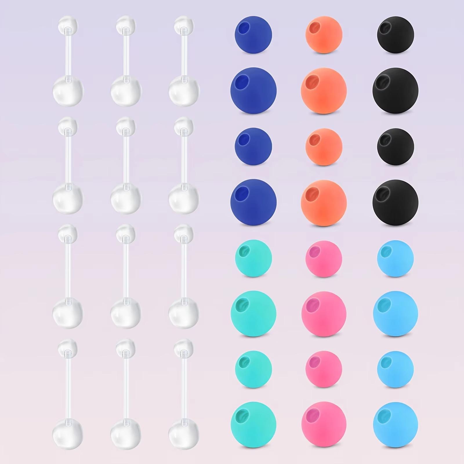 12pcs 14G Acryl Helder Navel P - Body Jewelry Replacement Ball recensie en prijs