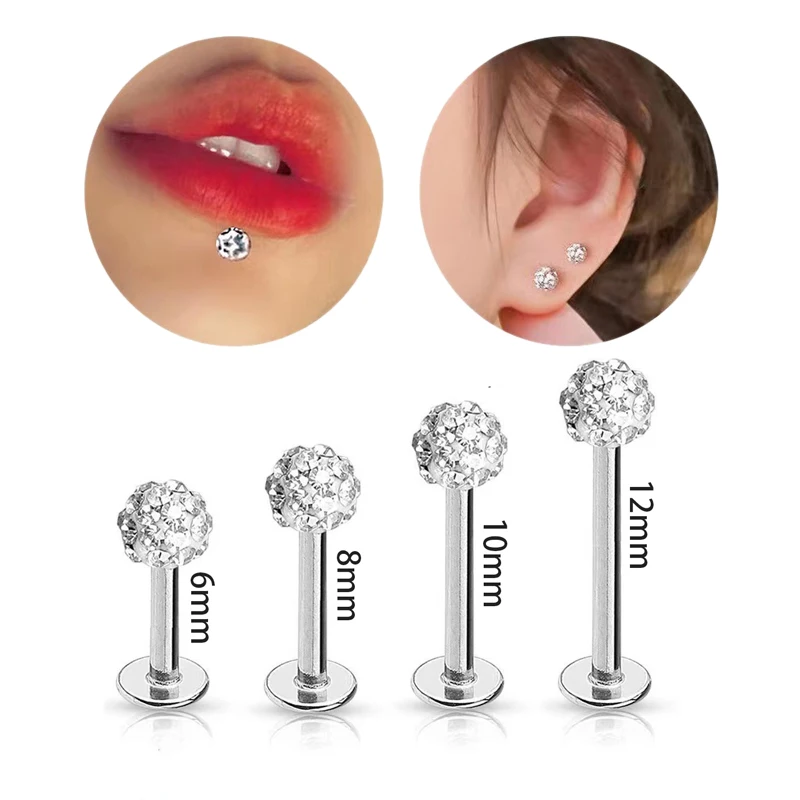 4 stuks 16G chirurgisch staal  - Body Jewelry Surgical Steel recensie en prijs