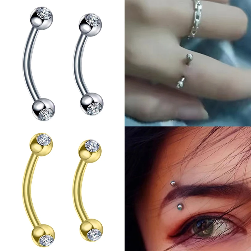 2PCS Body Jewelry 16G Daith Oo - Body Jewelry Surgical Steel recensie en prijs