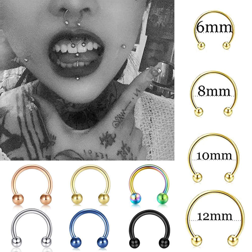 14G 16G Septum Sieraden Chirur - Body Jewelry Surgical Steel recensie en prijs