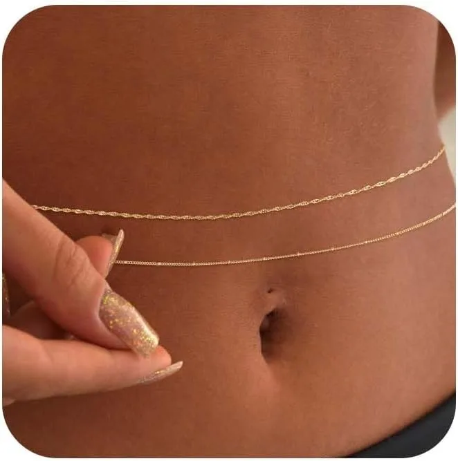 14k Vergulde 26-33Inch Verstel - Body Jewelry For You recensie en prijs